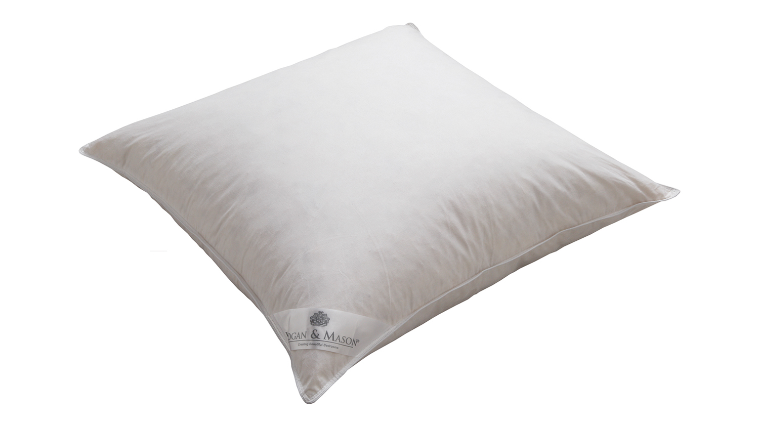 Medium 100% Duck Feather European Pillow by Logan & Mason